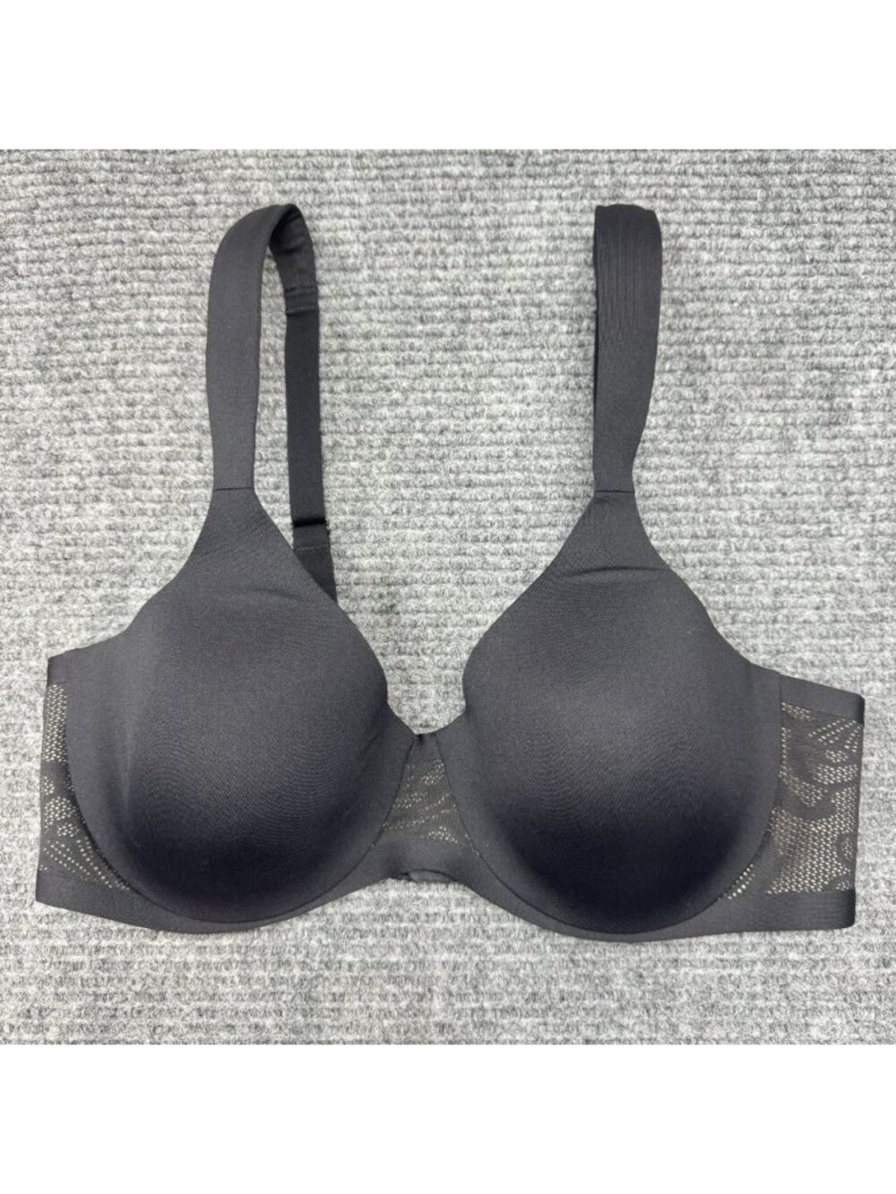 Bali Bra 36C Coolest Smoothing Underwire T-Shirt Black & Almond DF4580 Quick Dry